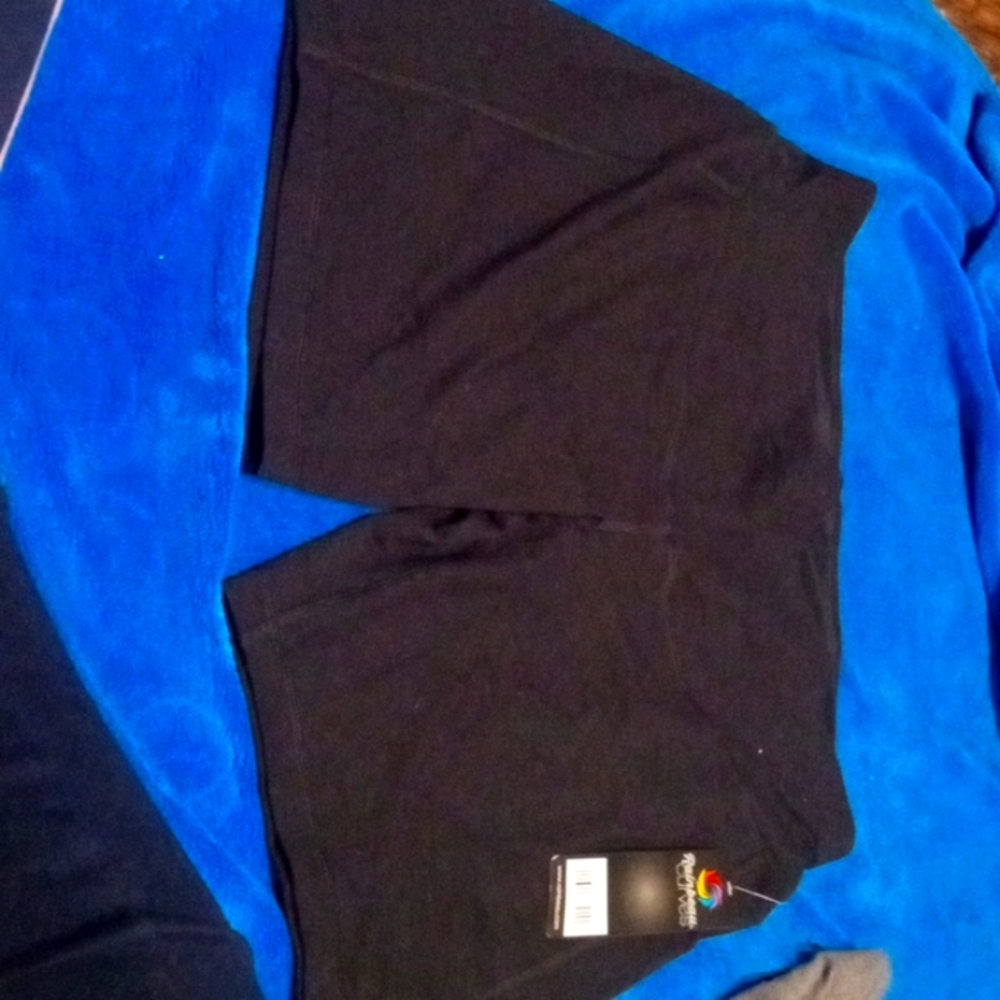 Plus size women's compression shorts.
